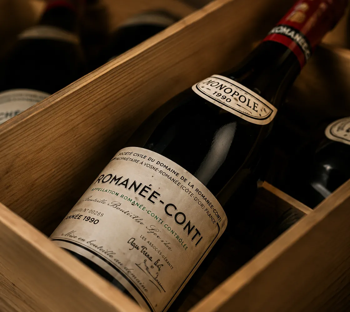 Vins d’investissement – Best Wine Auctions Bouteille de grand vin sélectionnée pour son potentiel d’investissement